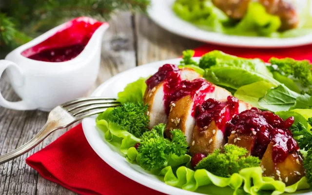 Genießen Sie das Weihnachtsessen, während Sie eine Diät machen